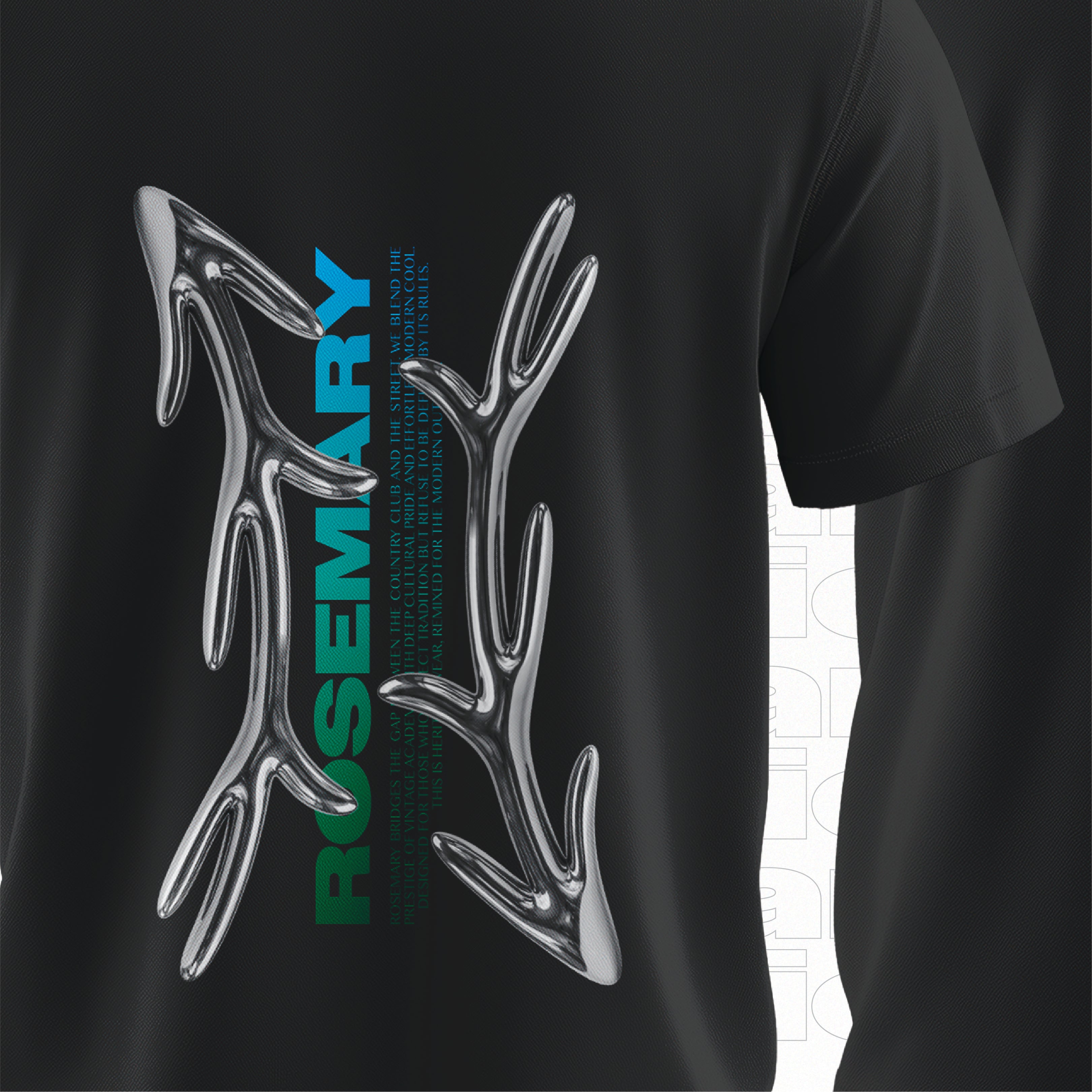 3D Chrome T-shirt